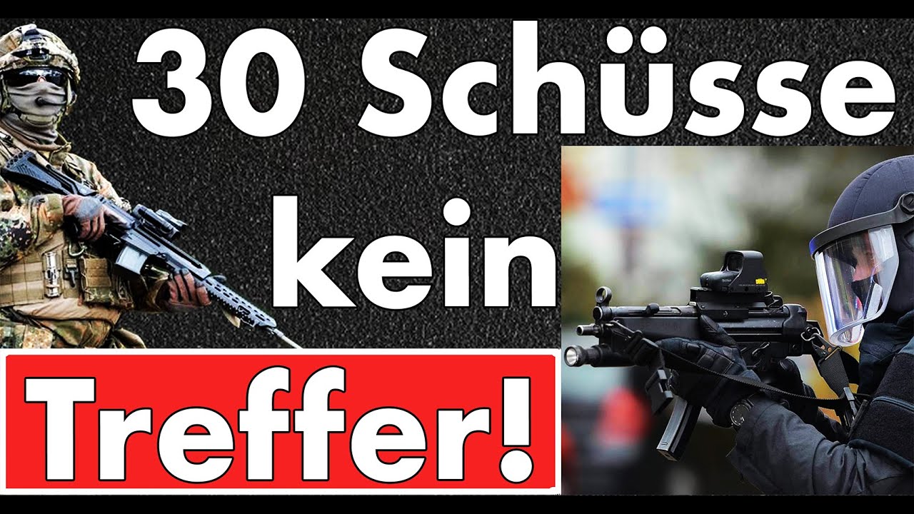 SEK & Polizei schießen 30 mal daneben! Soldaten gerettet - Bevölkerung akut gefährdet!