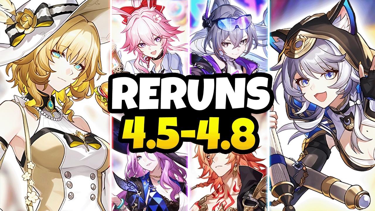 NEW UPDATE! RERUN CHARACTER BANNER ROADMAP FOR 4.5-4.8 | Aglaea, Cipher, SW 999 Honkai: Star Rail