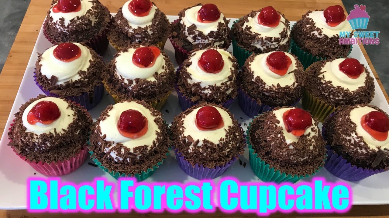 Black Forest Cupcakes - mysweetambitions