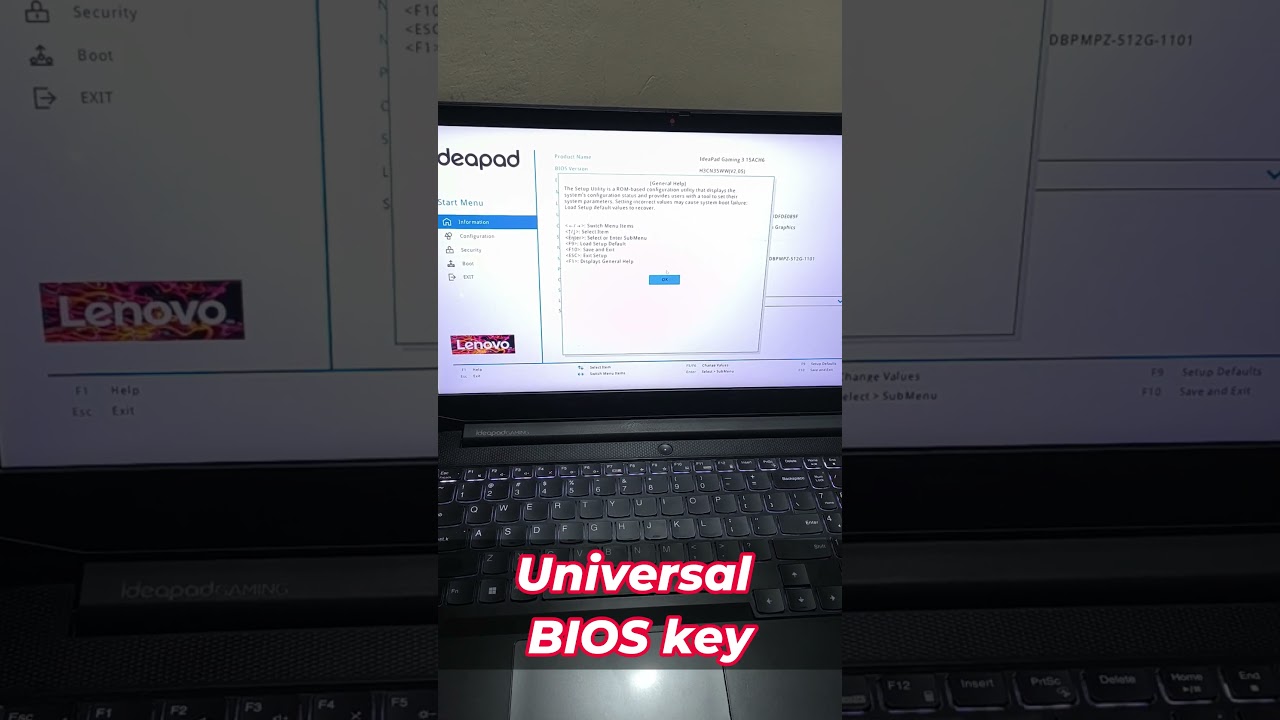 Universal BIOS Key!