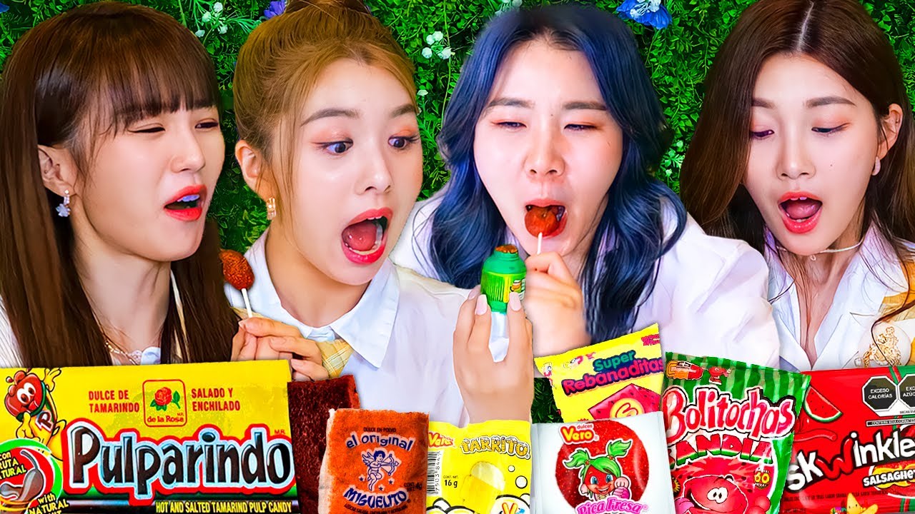 Idols coreanos probando dulces Mexicanos, siguen sin creerlo 🥵