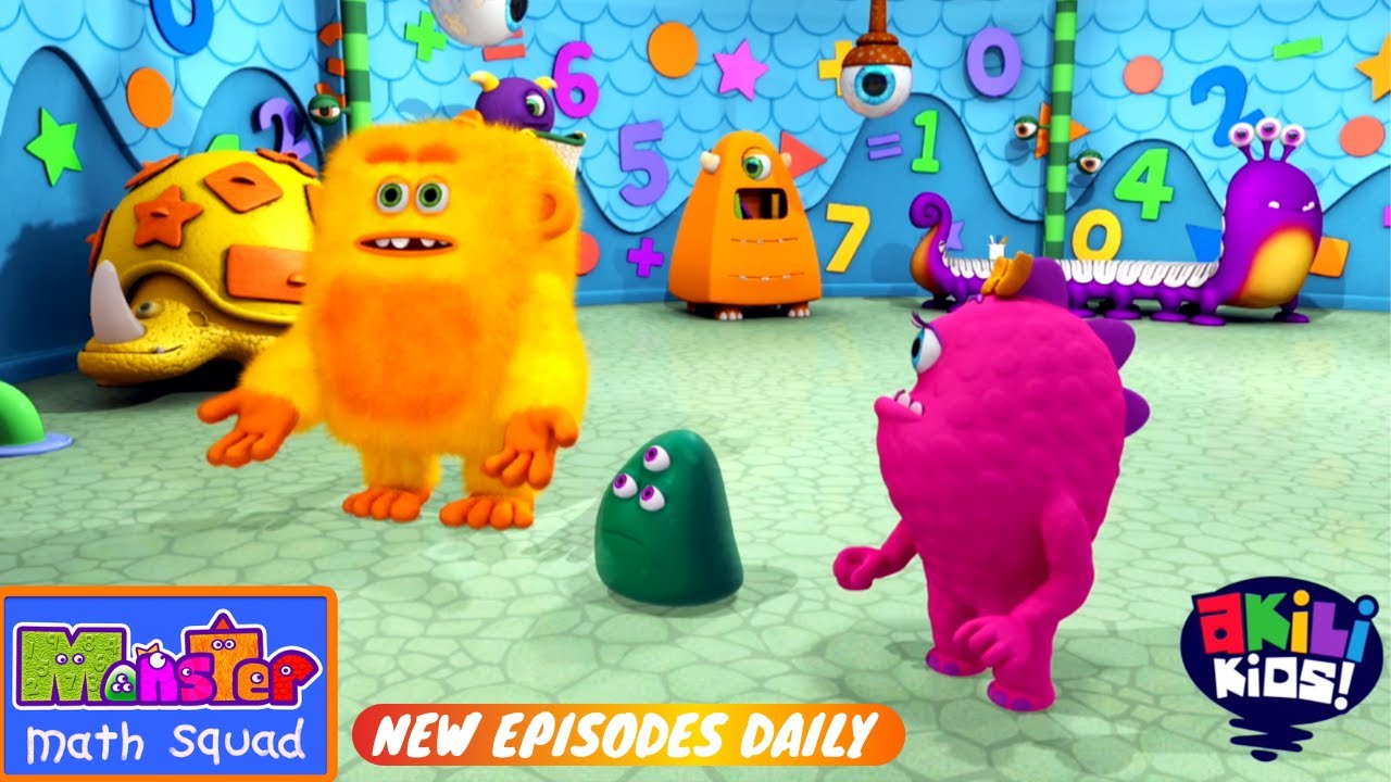 Monster Math Squad | The Best Monster Ever! | Akili Kids!