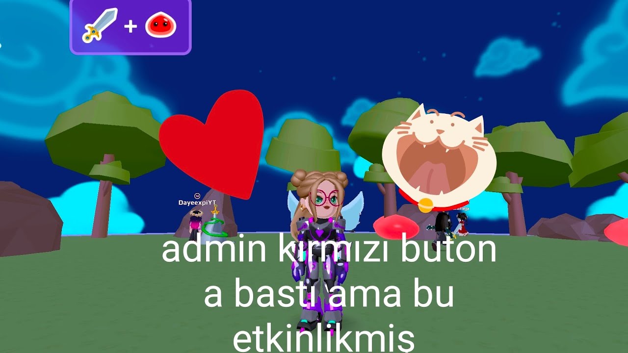 Admin kırmızı buton a bastı!!!