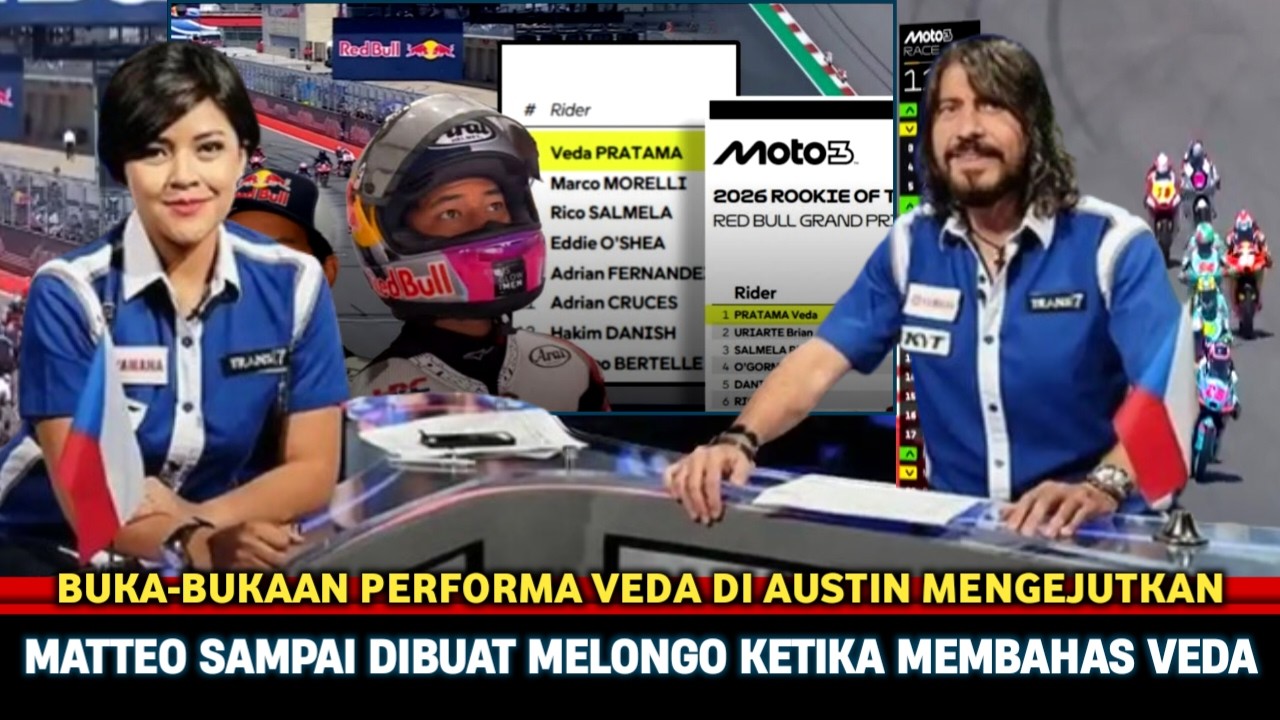 Data Gak Bisa Bohong!! Veda Membanggakan, Matteo Sampai Dibuat Takjub, Pantas PD Di Jerez