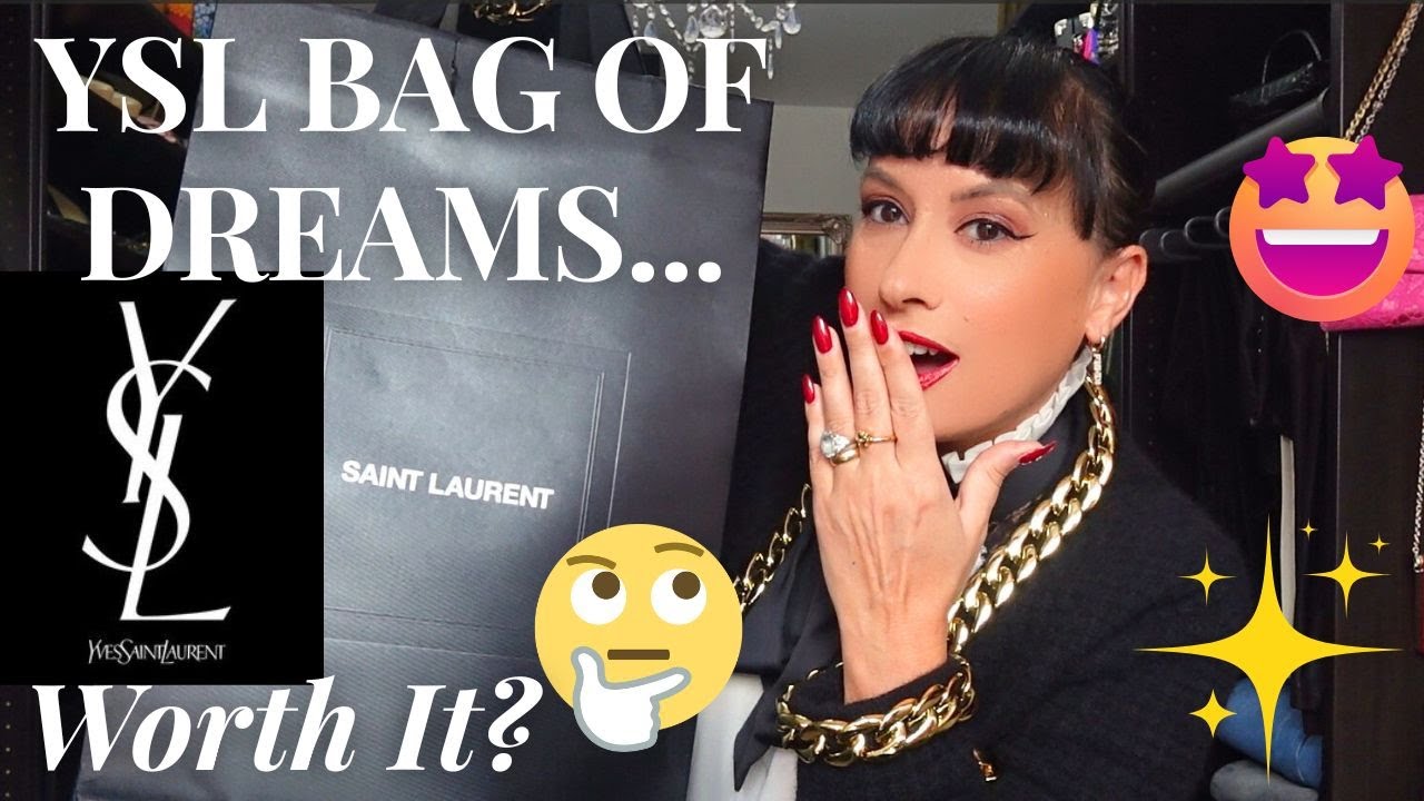 Распаковка сумки YSL + бирка для сумочки 2025 (самые/самые используемые, самые комплиментарные/не...