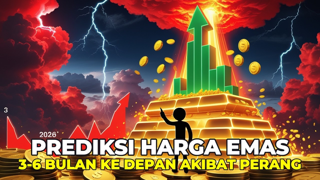 WASPADA‼️ Harga Emas 3–6 Bulan ke Depan Akibat Perang Ini Sinyalnya