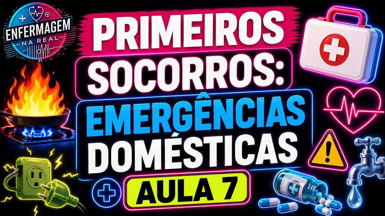 PRIMEIROS SOCORROS - AULA 7 - EMERGÊNCIAS DOMÉSTICAS