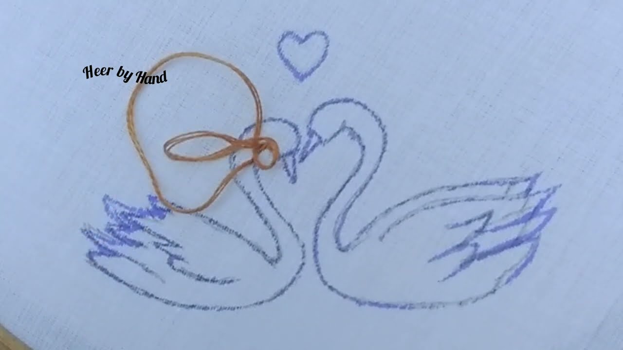 Very easy and simple hand Embroidery Design for Bigganers #handmade #embroidery #design #art  