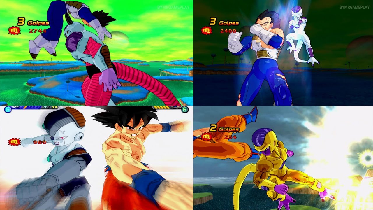 Todos los Ataques y Transformaciones de FREEZER en DBZ BT4 BETA X Latino