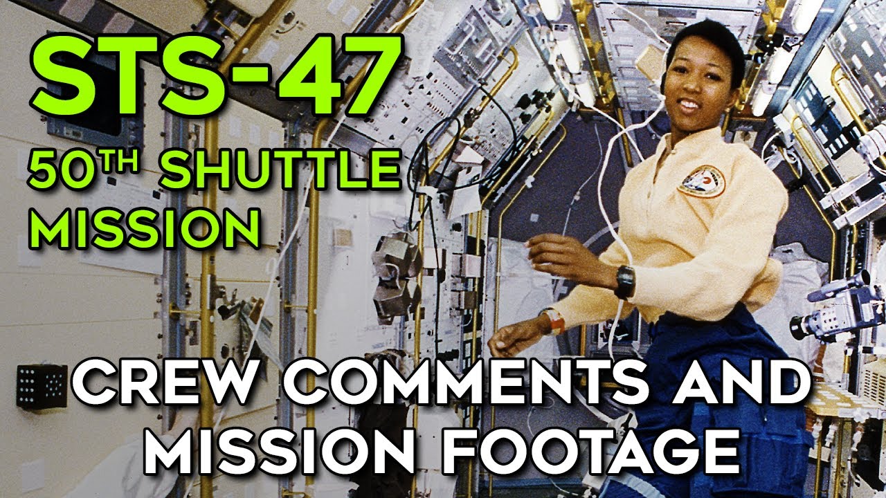 STS-47 - 50th Shuttle Mission (1992) Historical Footage and Crew Comments - AI upscale, HD remaster