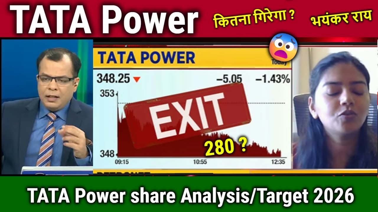 TATA Power share latest news,kyon gir raha hai,hold or sell ?tata power share analysis,target 2026