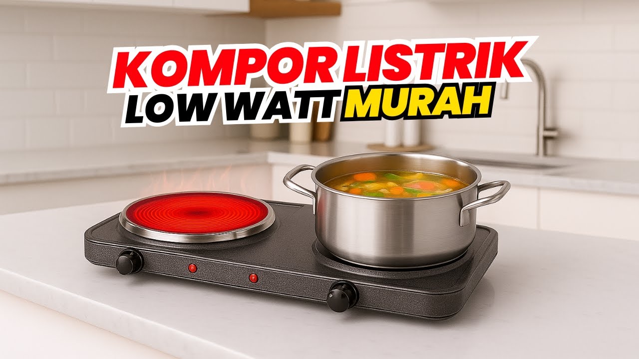 REKOMENDASI KOMPOR LISTRIK LOW WATT TERBAIK 2025 | REVIEW MERK KOMPOR LISTRIK MURAH UNTUK KOS