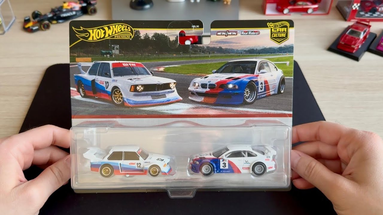 Hot Wheels New BMW set (2001 BMW M3 GTR - BMW 320 GROUP 5)