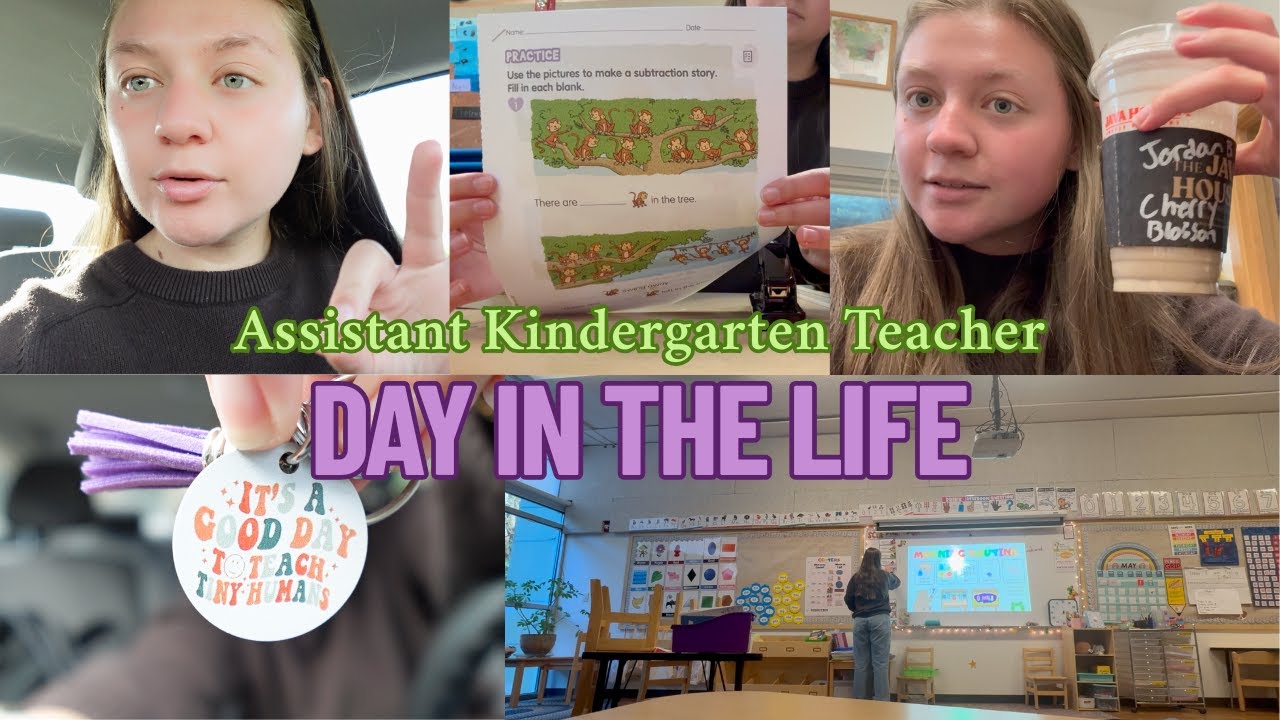 DAY IN THE LIFE AS AN ASSISTANT KINDERGARTEN TEACHER✨🫶🏼📚