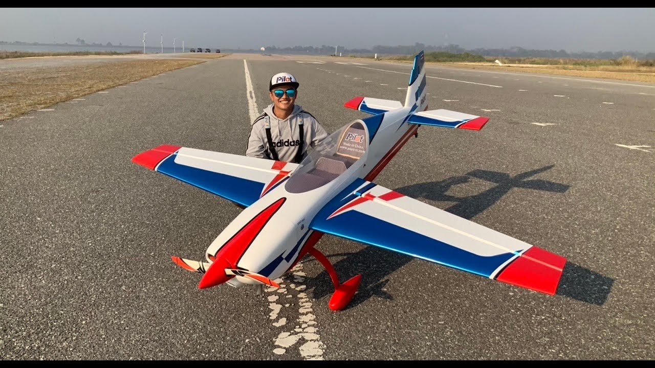 Pilot-RC Extra NG 103” silky flight in Friday holidays at Nongkho Airfield In Thailand.