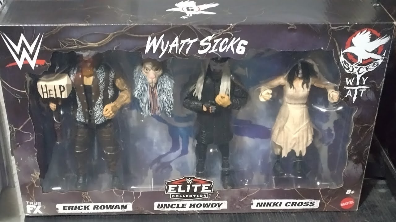 Распаковка и обзор набора фигурок WWE WYATT 6 (3 штуки).