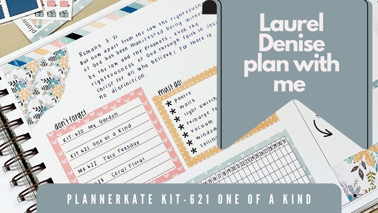 Laurel Denise May Plan with Me