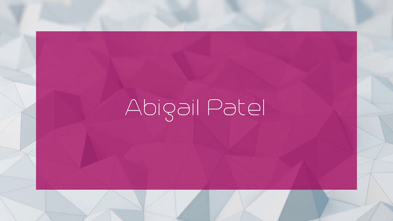 Abigail Patel - appearance