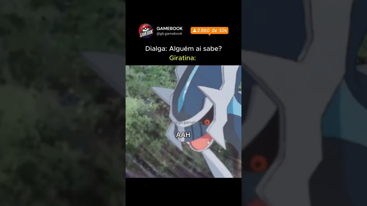 SEGUE para mais memes de Pok&eacute;mon Dialga x Giratina#Pok&eacute;mon #pokememe #redublagem #dialga #giratina