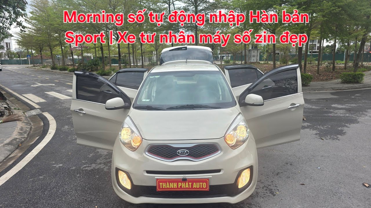 🇰🇷🥇Morning số tự động nhập Hàn bản Sport | Xe tư nhân máy số zin, đồng số, pô kép giá yêu 0913633466