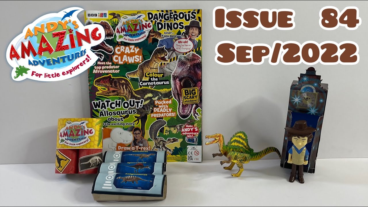 Andy’s amazing adventures issue 84, sep/2022, With Andy’s magic clock! 🕰