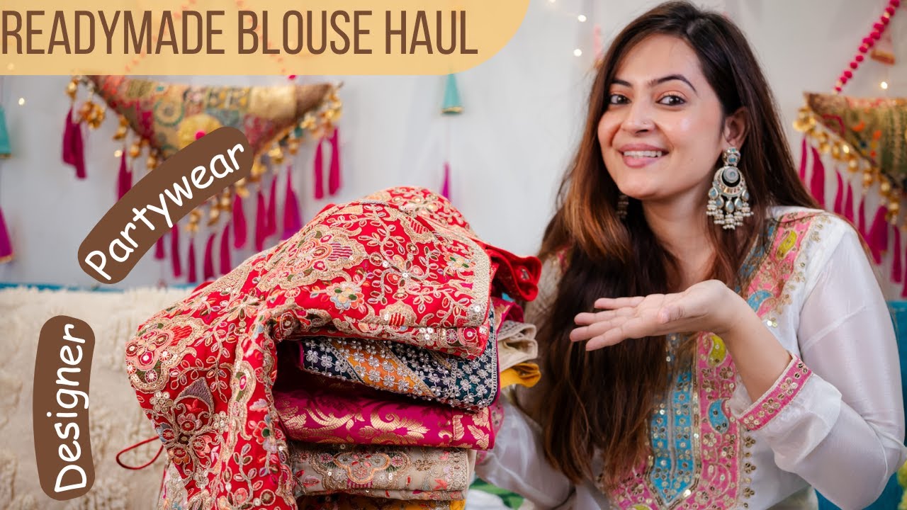 Readymade Partywear Blouse Haul for Wedding Season | Trendy Designer Blouses | Glam Devi