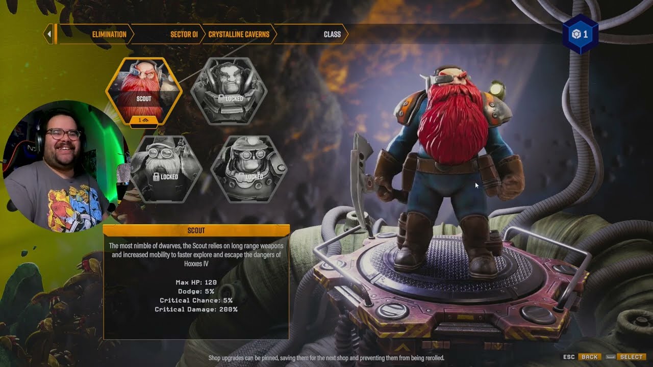 Босс смотрит на | Deep Rock Galactic Survivor