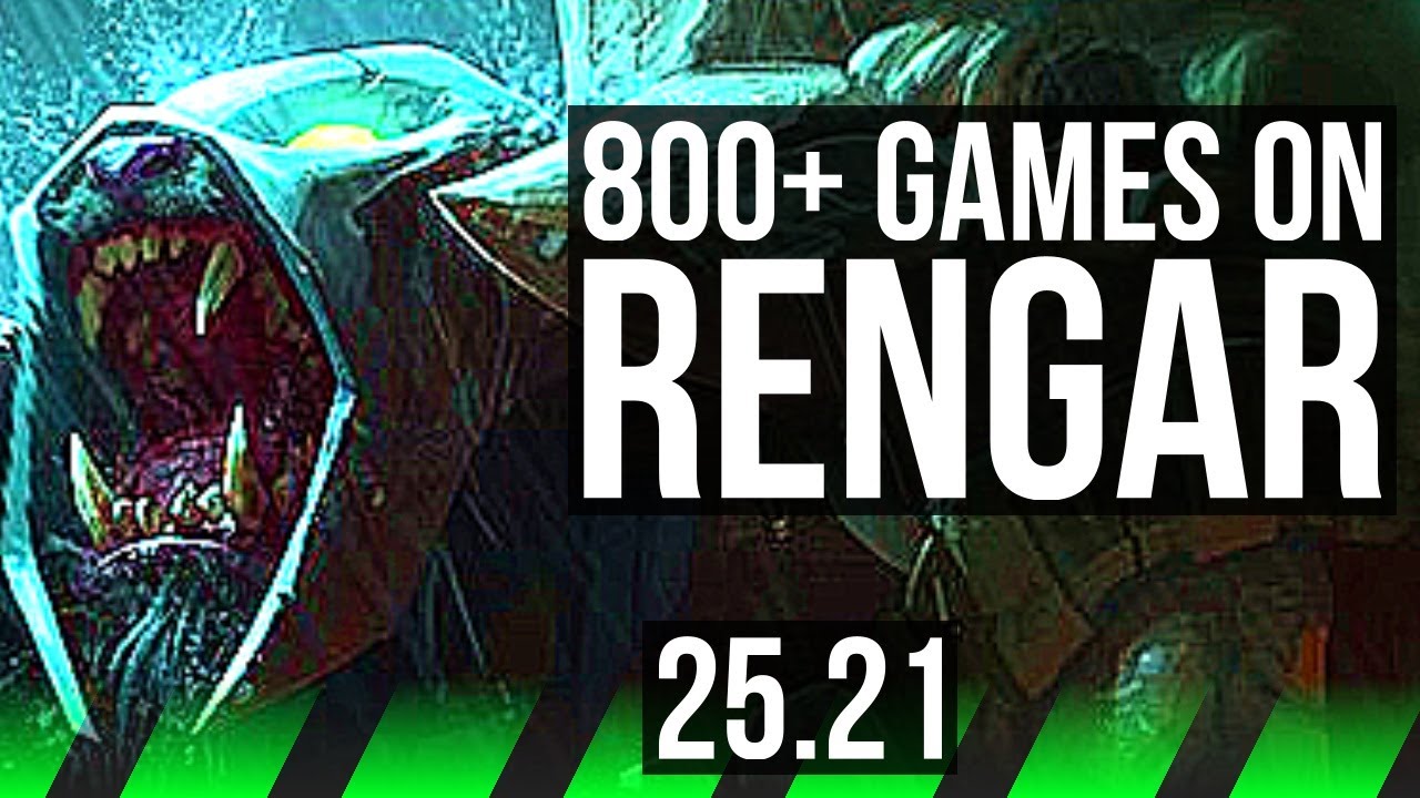 RENGAR vs MASTER YI (JGL) | 800+ games | EUW Master | 25.21