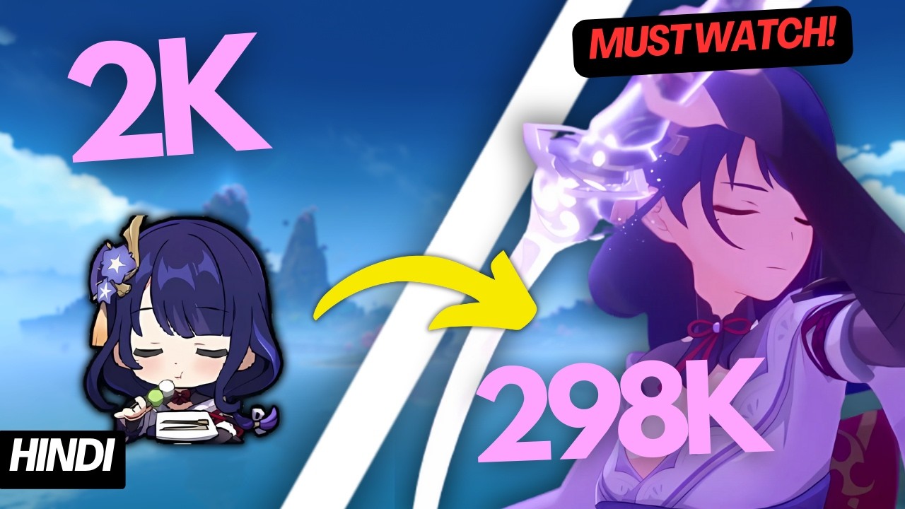 [Hindi] Best F2P Teams to Instantly BOOST RAIDEN SHOGUN's Damage (Must Watch)