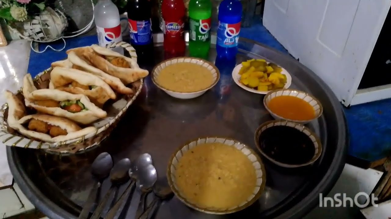روتين تحفيزي تنظيف 🧹واطيب فلافل مع المقبلات 😋