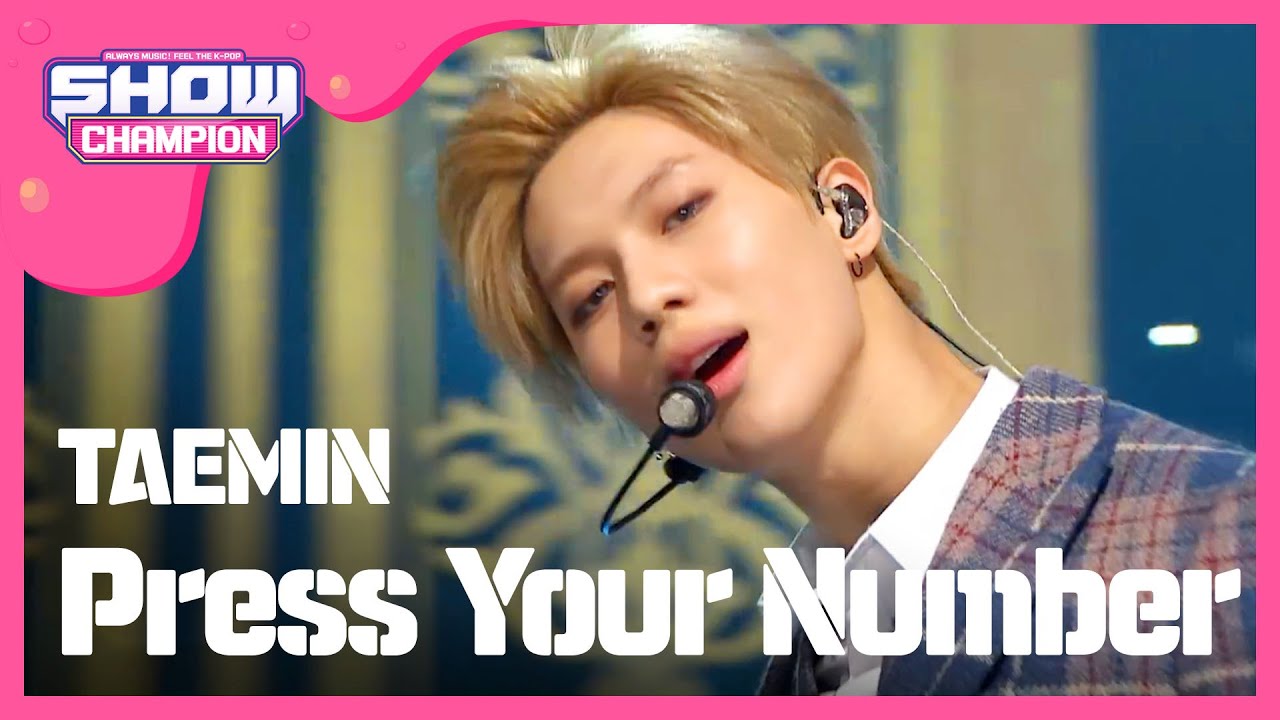 [SHOWCHAMPION] 태민 - Press Your Number (TAEMIN - Press Your Number) l EP.176