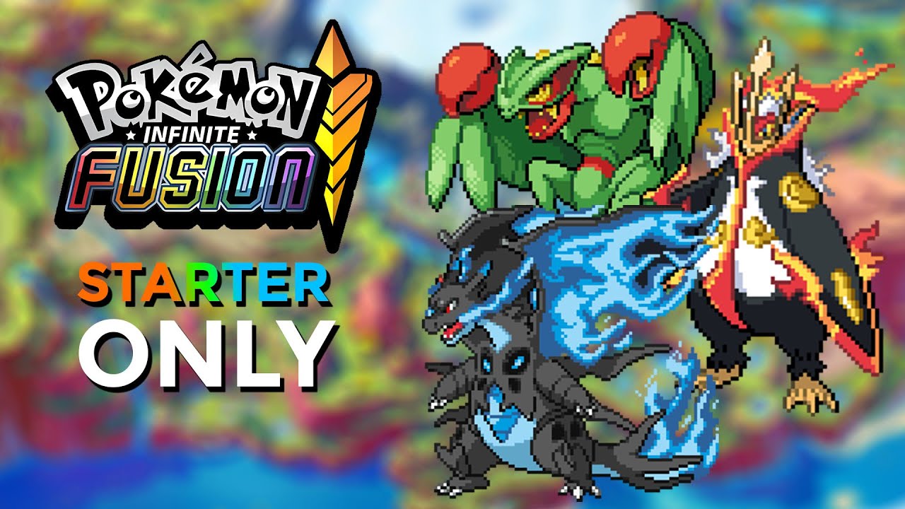 GW MENAMATKAN POKEMON INFINITE FUSION HANYA MENGGUNAKAN FUSION STARTER POKEMON (Johto Region)