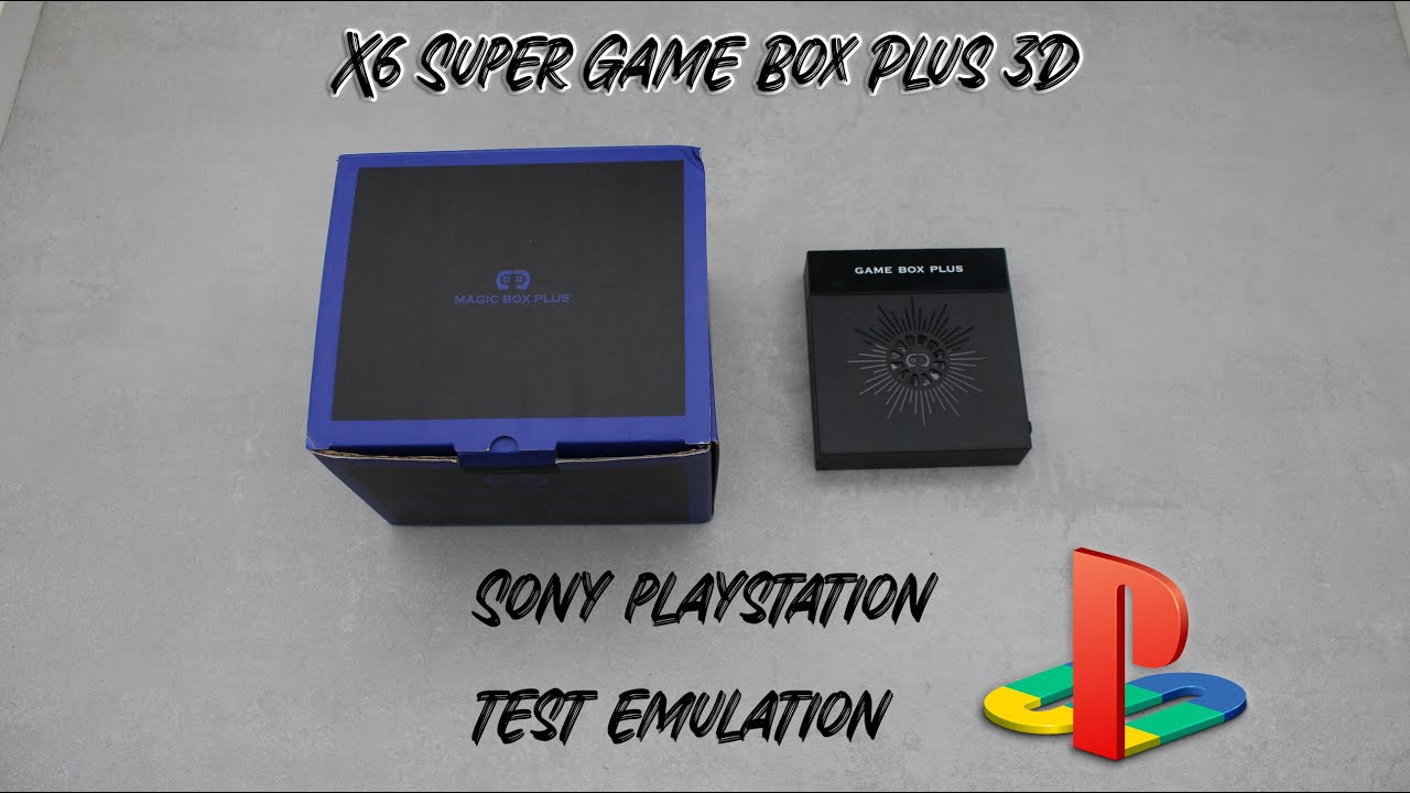 X6 Super Game Box Plus 3D- Sony Playstation(PSX) Test Emulation - Nice Performance