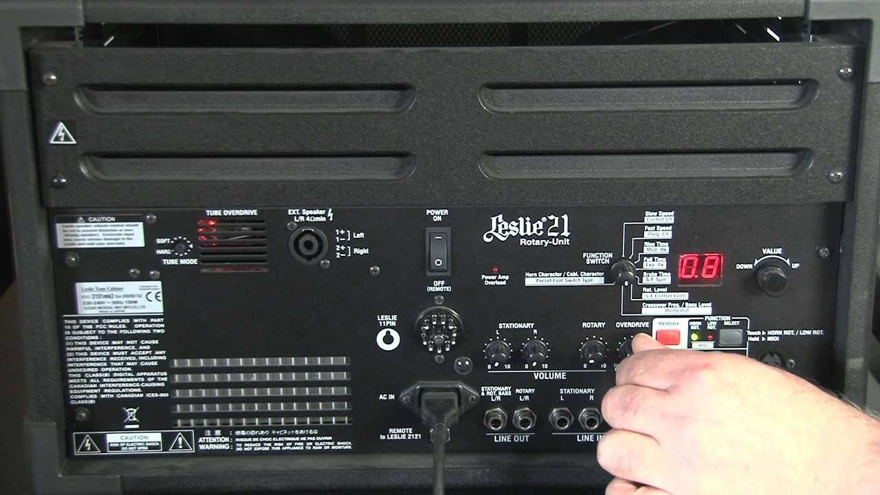 LESLIE SPEAKER 2101 (MkII) REVIEW WITH HAMMOND C3 ORGAN & LESLIE 145