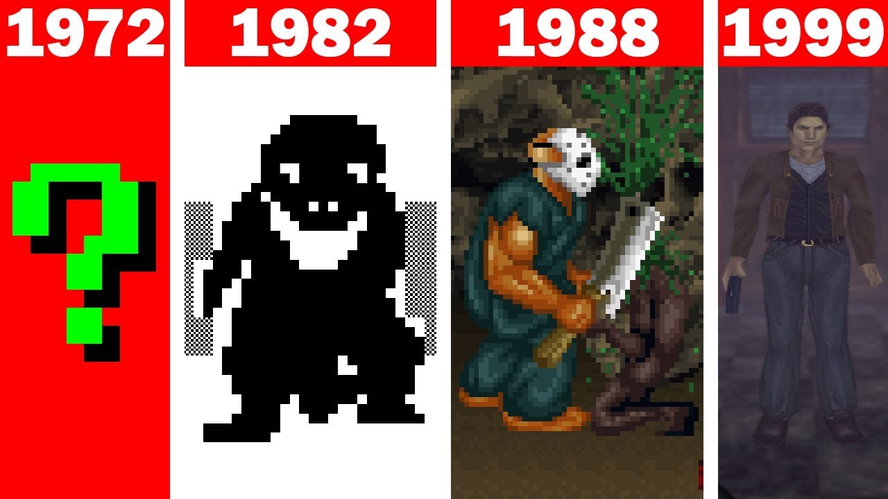 Evolución del Videojuego mas Aterrador del Año 1972-1999