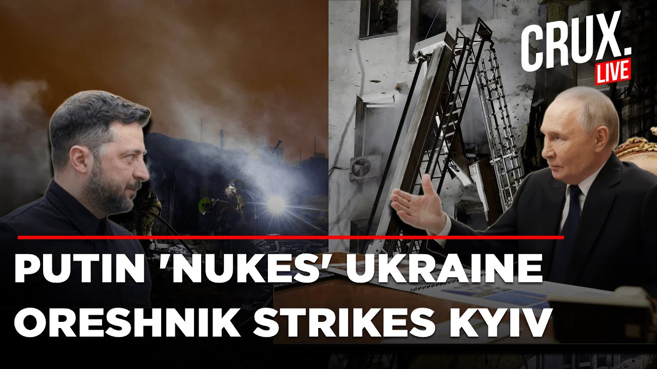 LIVE | Russia Strikes Ukraine With Oreshnik Ballistic Missile, Kyiv In Shock, Buildings OBLITERATED