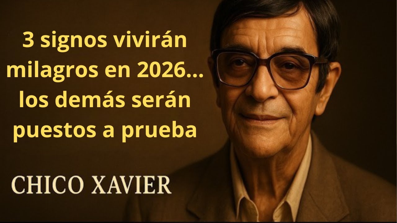 Solo 3 signos vivirán milagros en 2026 los demás enfrentarán pruebas NO LO IGNORES — Chico Xavier