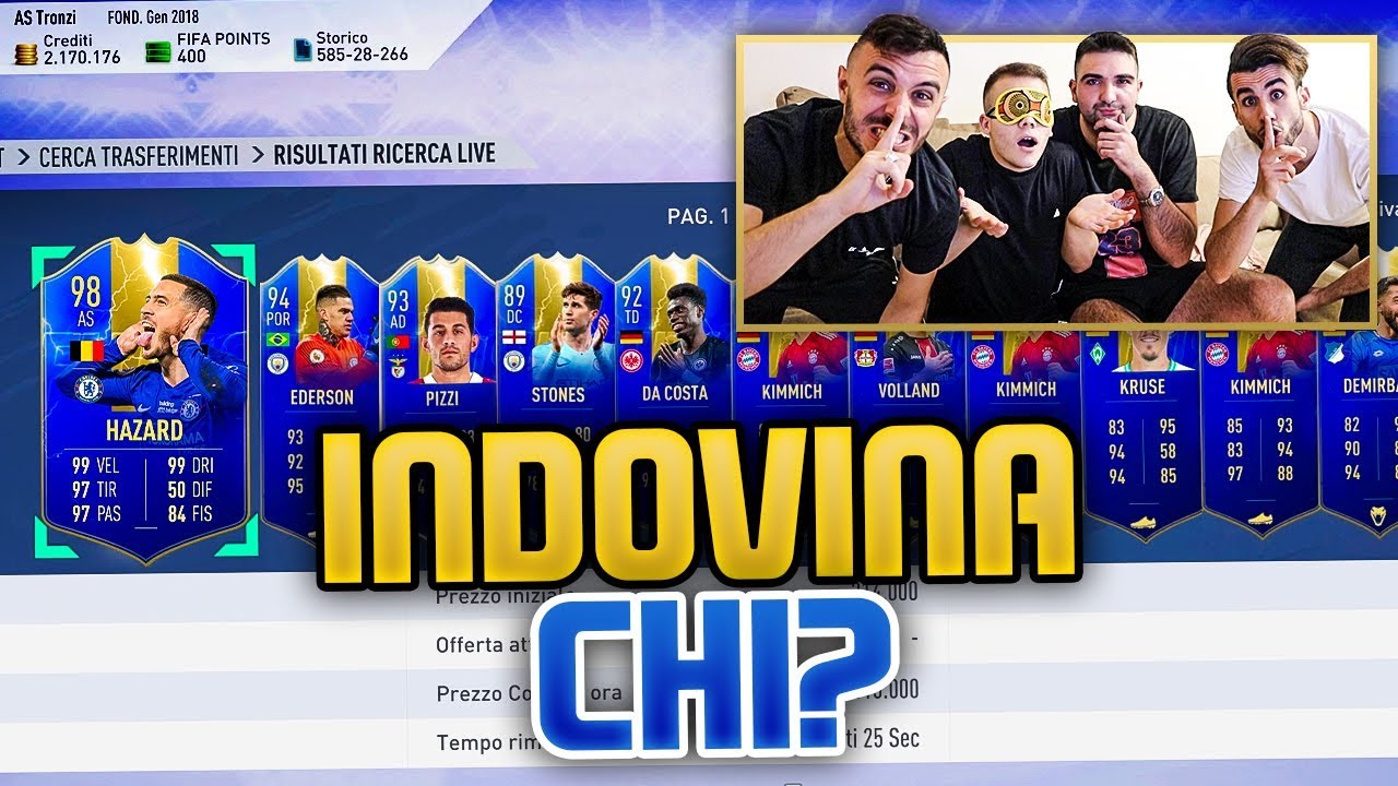 🤔 INDOVINA il TOTS da BENDATO! 2 vs 2 w/Fius Gamer, Ohm & Tatino
