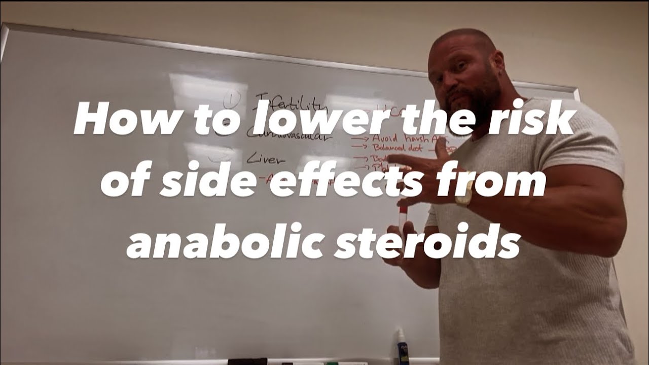 How to lower the risk of those 3 side effects from anabolic steroids!