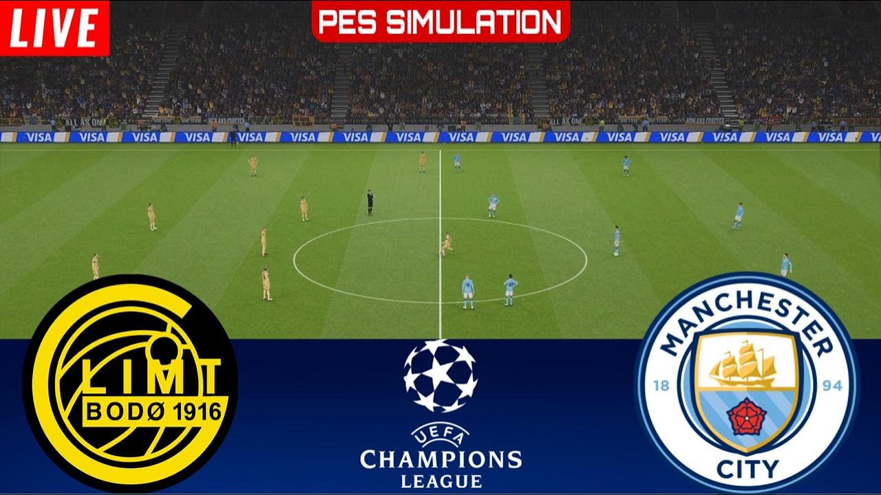 Bodø/Glimt vs Manchester City | UEFA Champions League 2025/26 | Full Match Gameplay | PES21