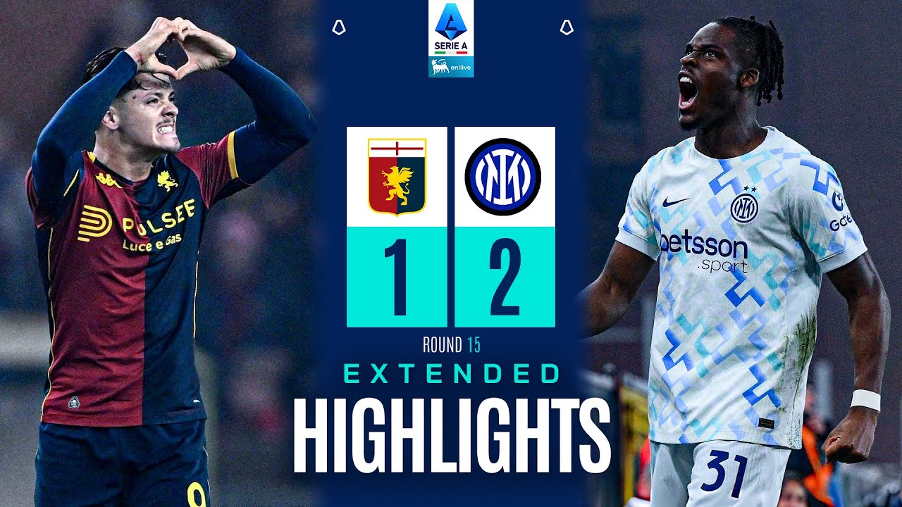 GENOA-INTER 1-2 | EXTENDED HIGHLIGHTS | SERIE A 2025/26