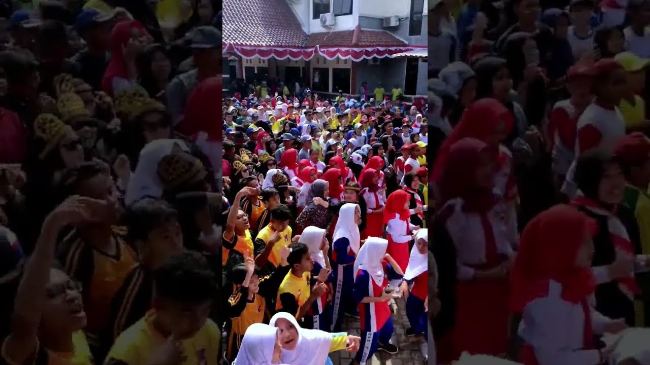 Kemeriahan Acara Gerak Jalan Tingkat Kecamatan Setu Tahun 2023