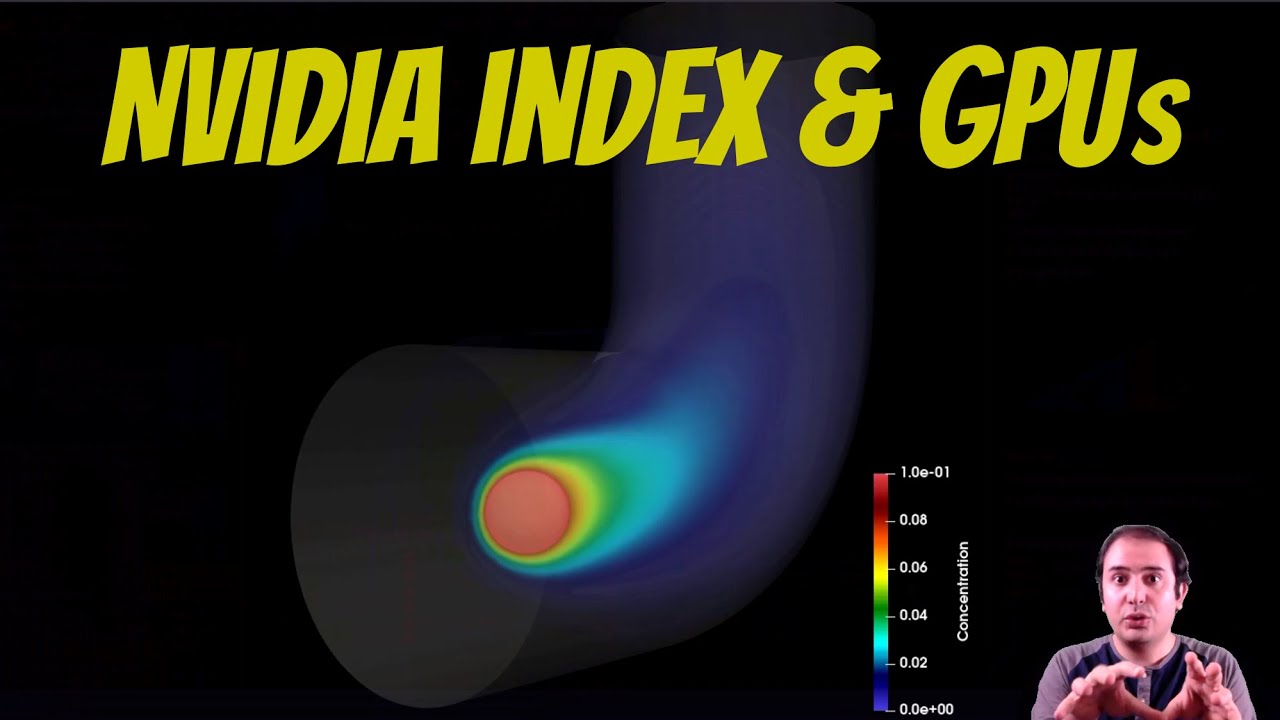 [ParaView Postprocessing 14] Fluid flow: NVIDIA IndeX and visualization using GPUs