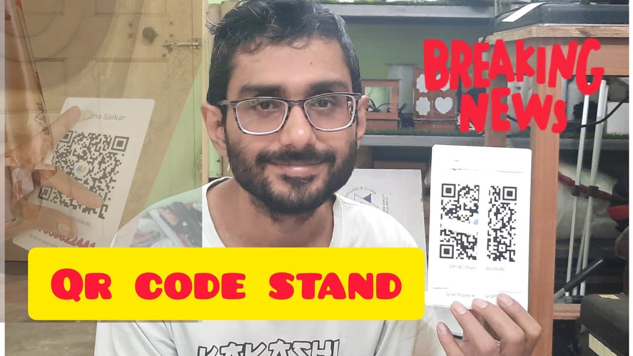 QR Code Stand Making Step by Step | Easy DIY Acrylic/Plastic QR Stand