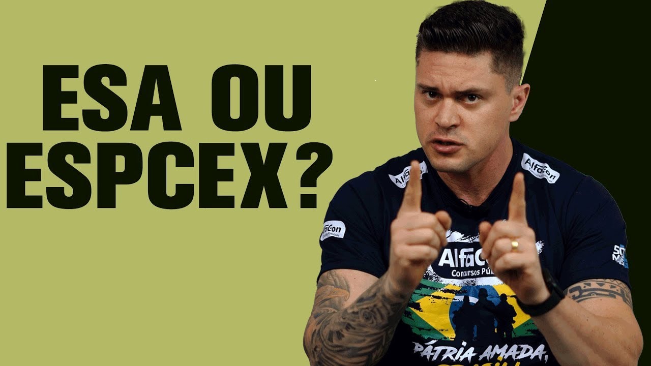 ESA ou EsPCEx? - Rog&eacute;rio dal Piva - AlfaCon Militares
