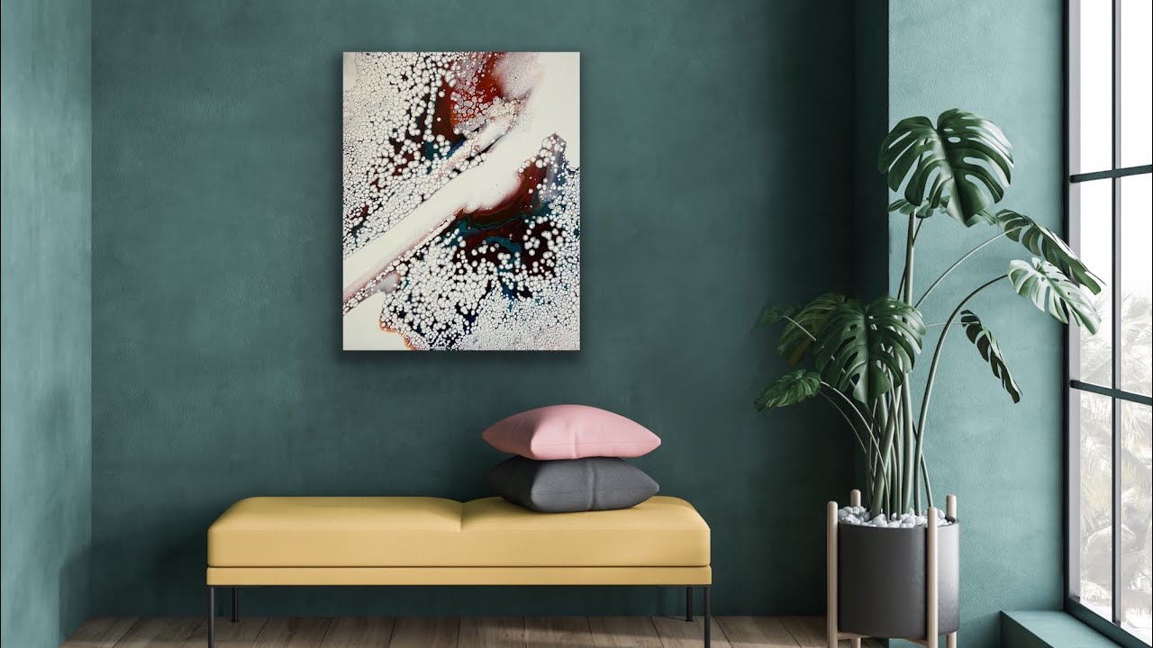 Pearl Pour! Abstract Modern Art!