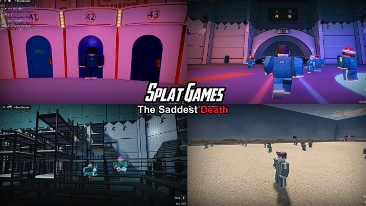 Squid Game 3 - The Splat Games BETA - [❗THE SADDEST DEATH❗] (Full Walkthrough) - Roblox