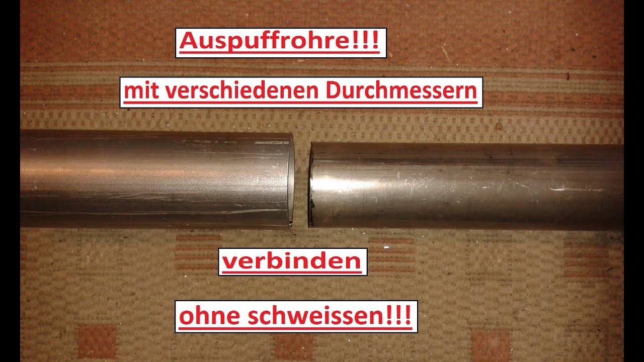 Auspuffrohr Adapter Ring f&uuml;r verschiedene Durchmesser