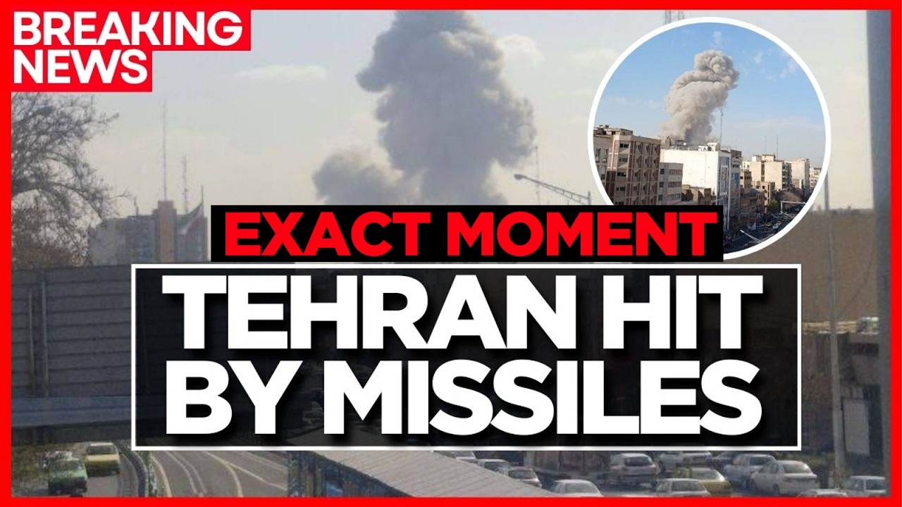 IRAN UNDER ATTACK CAUGHT ON CAM | Explosions Rock Tehran As Israel Launches 'Pre-Emptive Strike'
