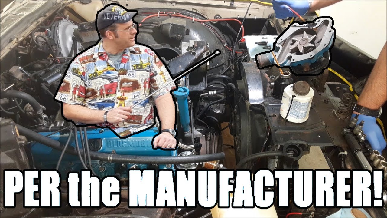 Installing the Water Pump in my Oldsmobile